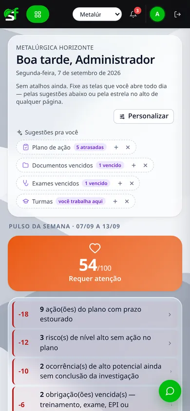 Safety Flow no celular